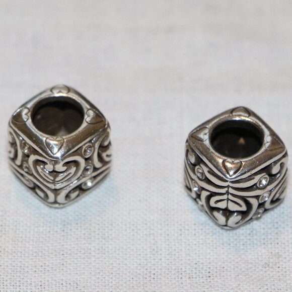 Brighton Set of Two Spacer 1/2 inch Charms - Picture 2 of 2